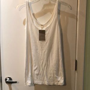 Plains white alternative apparel tank NWT